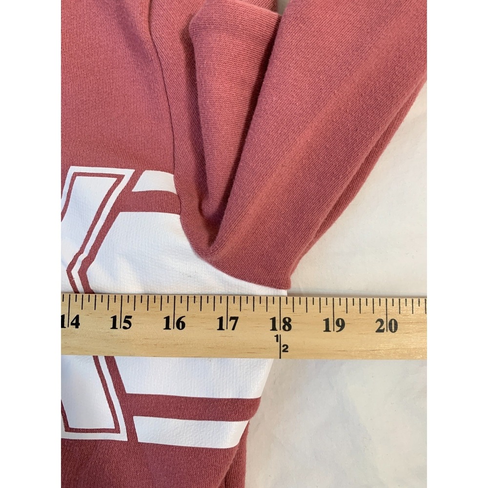 Victoria's Secret PINK Zip‎ Hoodie / Dusty Rose Logo Streetwear / Size S - Picture 8 of 11